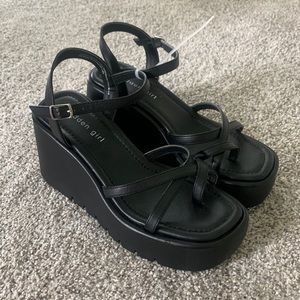 Madden Girl size 7 Vault Wedge Sandal. Never worn.